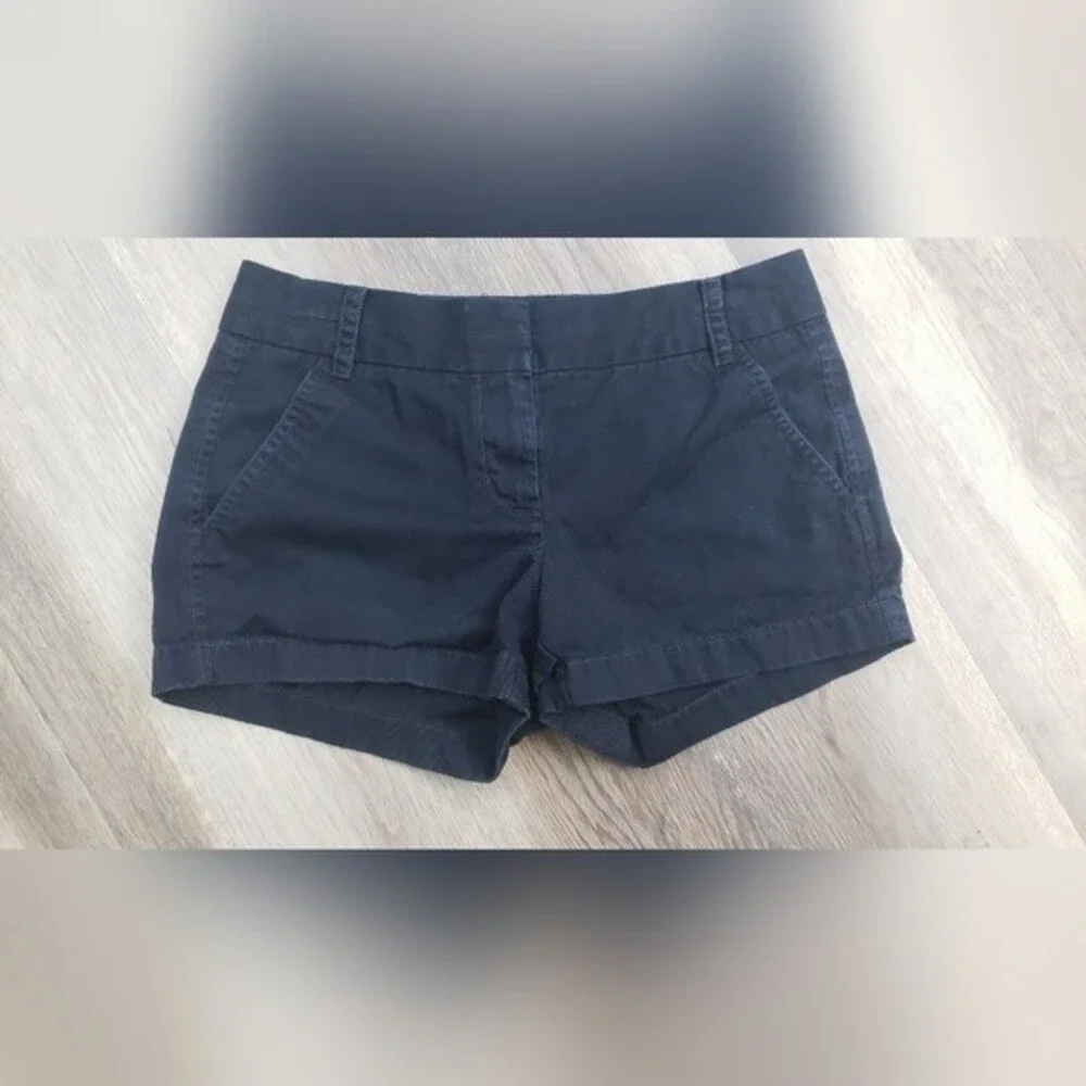 JCrew Navy Chino Shorts Size 2